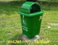 sản xuất thùng rác composite 55 lít, thùng rác công cộng 55L, thùng rác treo 55l